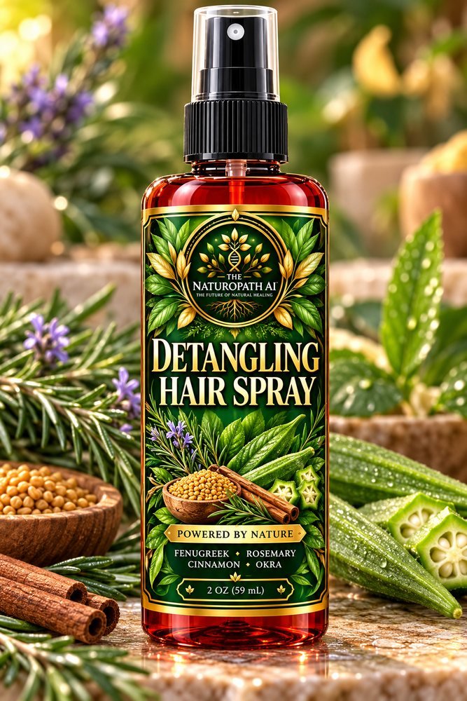 Detangling Hair Spray bottle